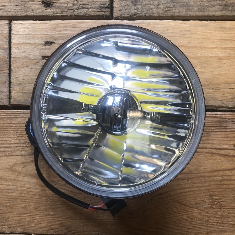 Indian Scout LED headlight conversion (5-3/4'')